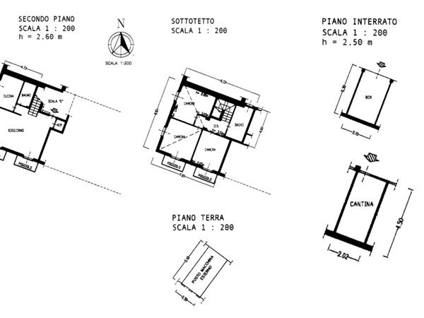 PLANIMETRIE - Appartamento duplex a Dro