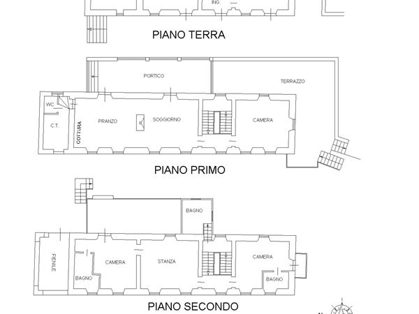 FLOOR PLANS - Ausgeb. Bauernhaus mit herrlichen Seeblick in Malcesine