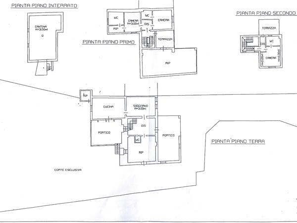 FLOOR PLANS - Ausgebauter herrlicher Rustico am südlichen Gardasee